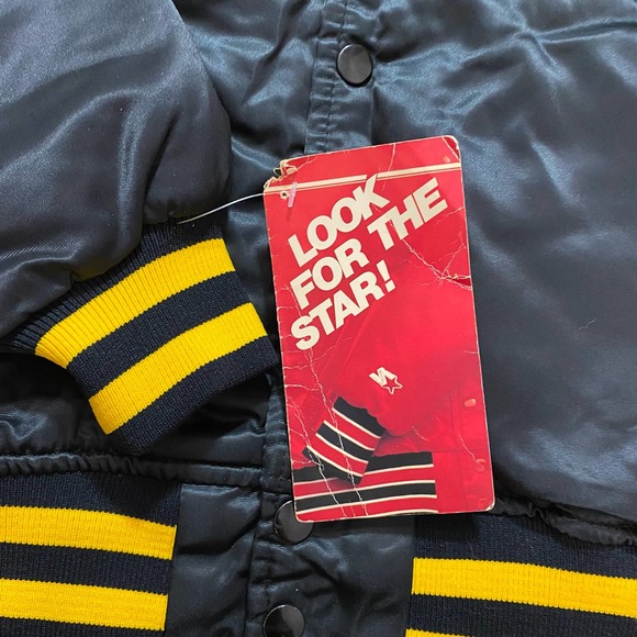 Vintage Pittsburgh Pirates STARTER Jacket Size Small MLB Baseball Satin Bomber - Picture 5 of 11
